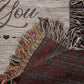 Heirloom Woven Blanket My Favorite Place Personalized Photo & Name