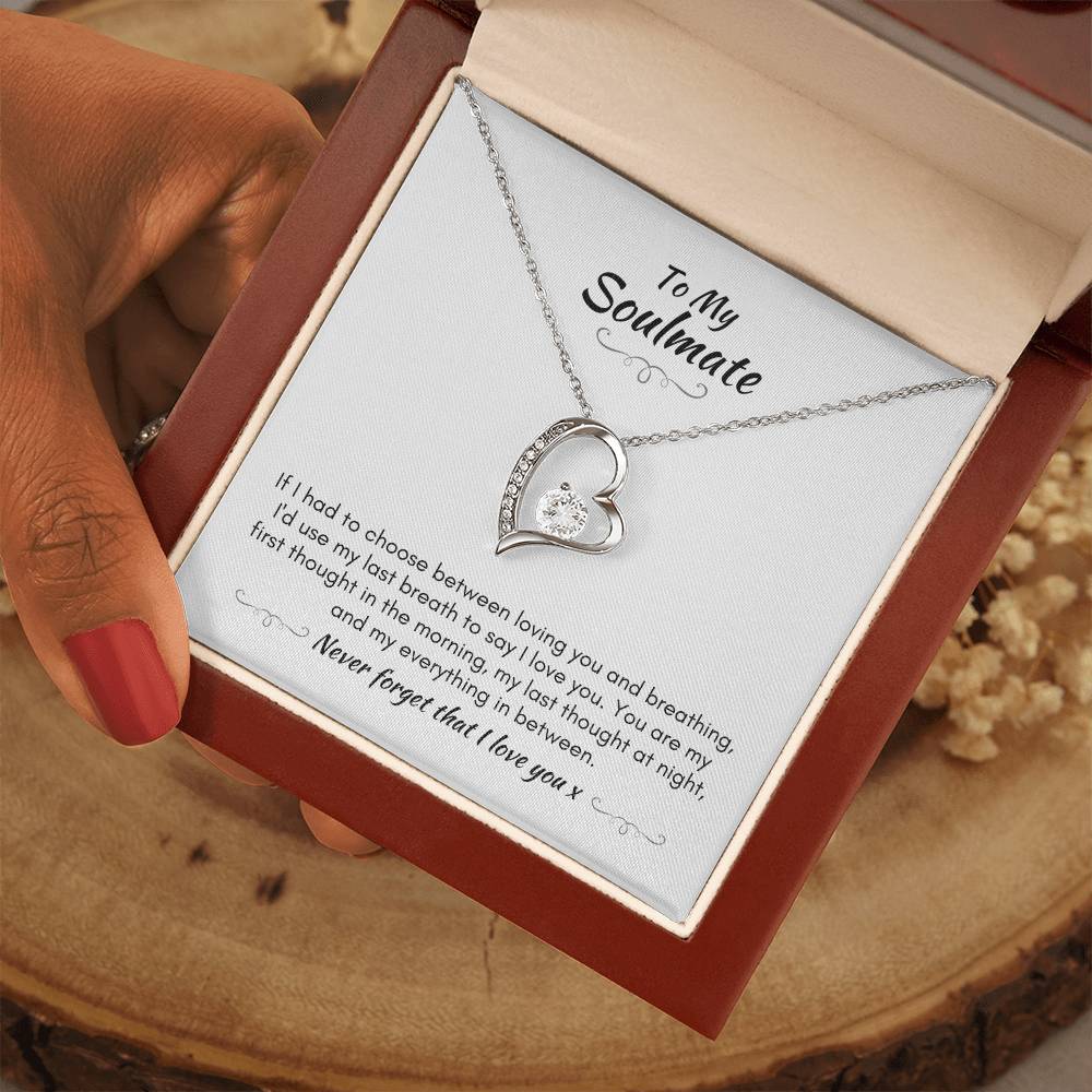 Gift For Soulmate - You Are My First Thought - Forever Love Necklace