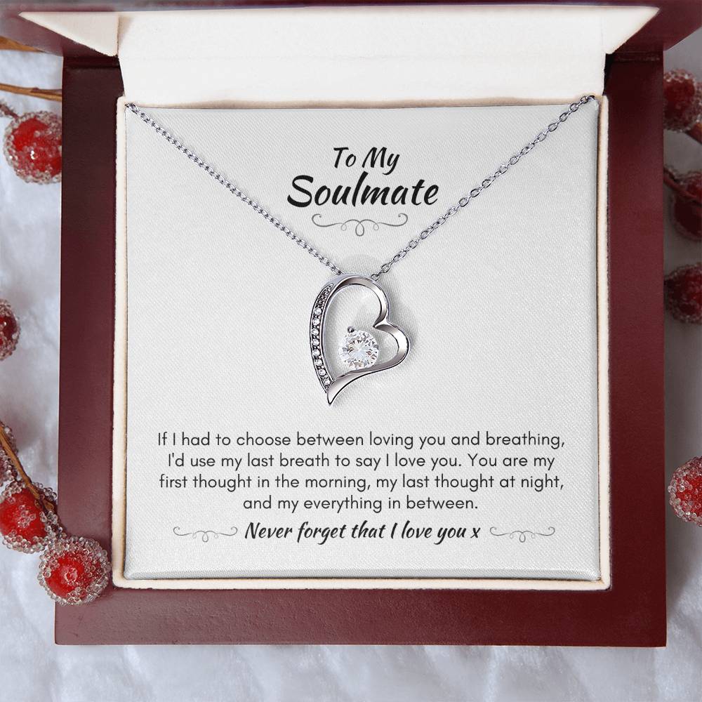 Gift For Soulmate - You Are My First Thought - Forever Love Necklace