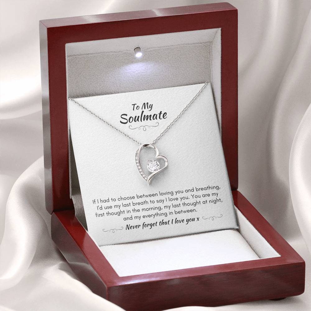 Gift For Soulmate - You Are My First Thought - Forever Love Necklace