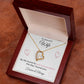 For Wife - One True Purpose Pink Heart Forever Love Necklace