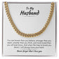 Gift For Husband - Braver Than You Believe - Cuban Link Chain