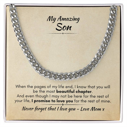 Gift For Son - Most Beautiful Chapter - Cuban Link Chain