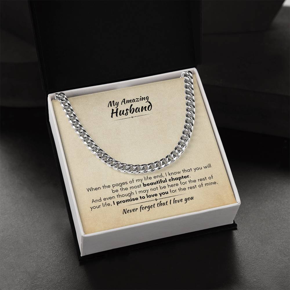 Gift For Husband - Most Beautiful Chapter - Cuban Chain Link