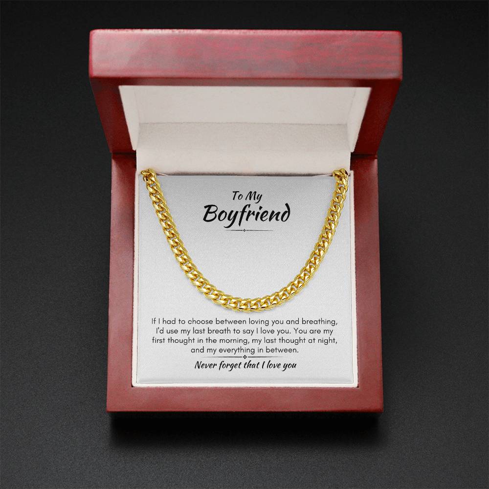 Gift For Boyfriend - My Everything - Cuban Link Chain