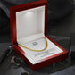 Gift For Dad - Love & Light - Cuban Link Chain