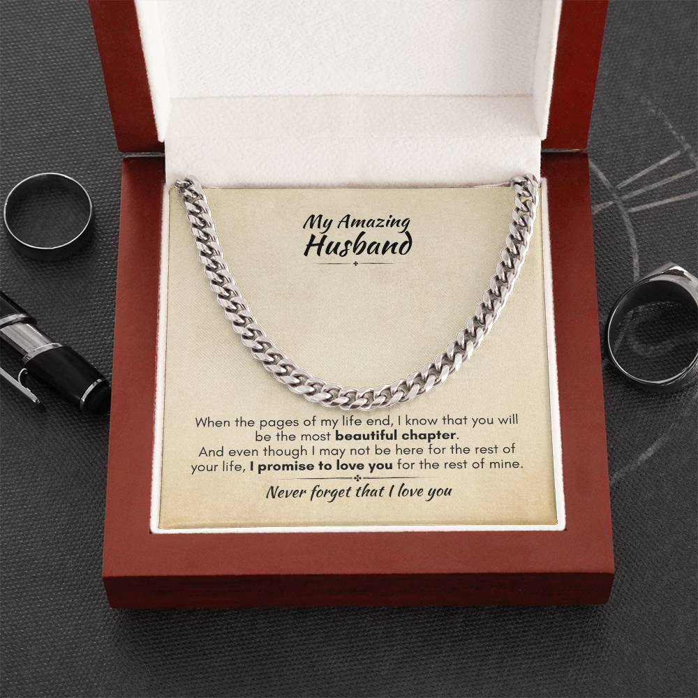 Gift For Husband - Most Beautiful Chapter - Cuban Chain Link