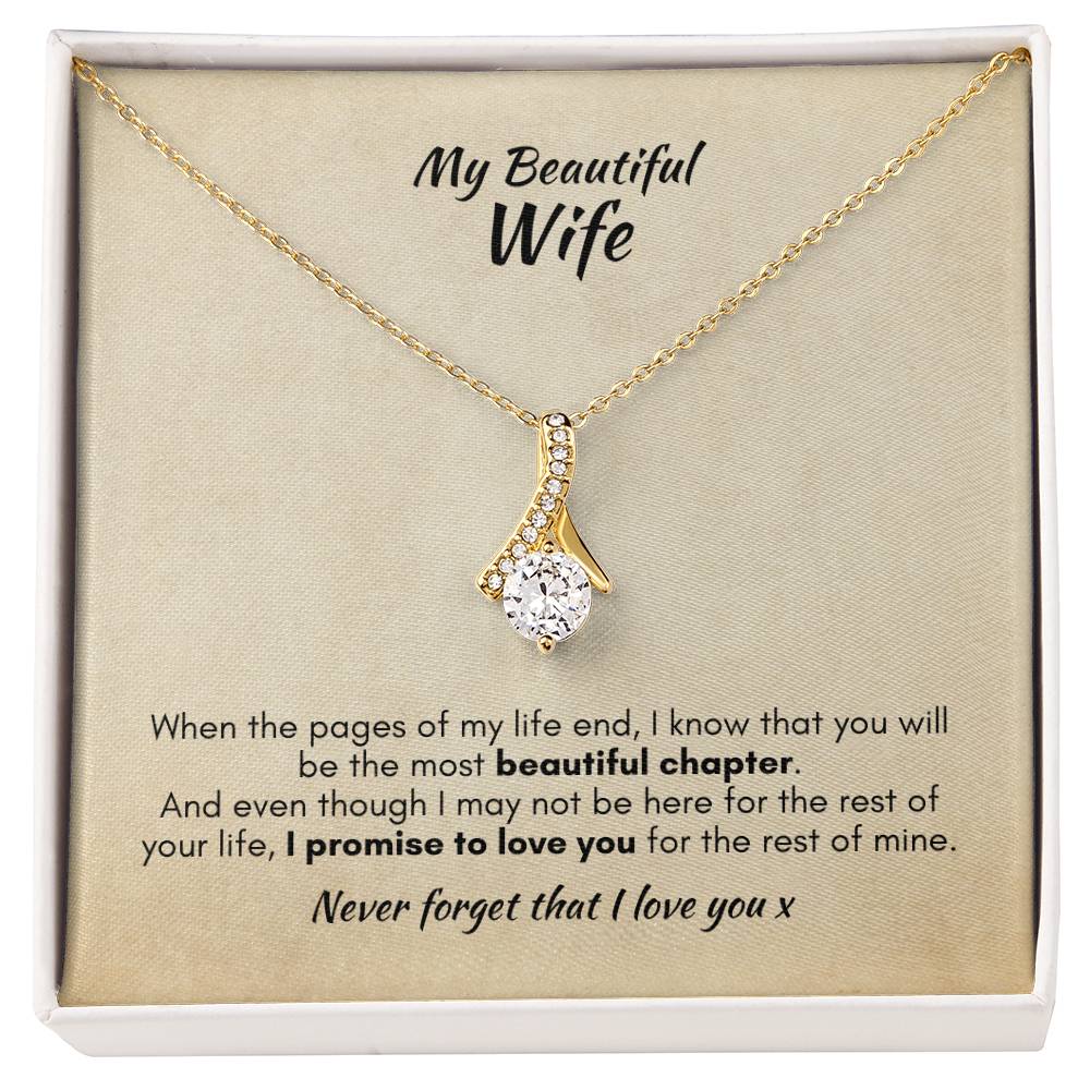 Gift For Wife - Most Beautiful Chapter - Alluring Beauty Necklace