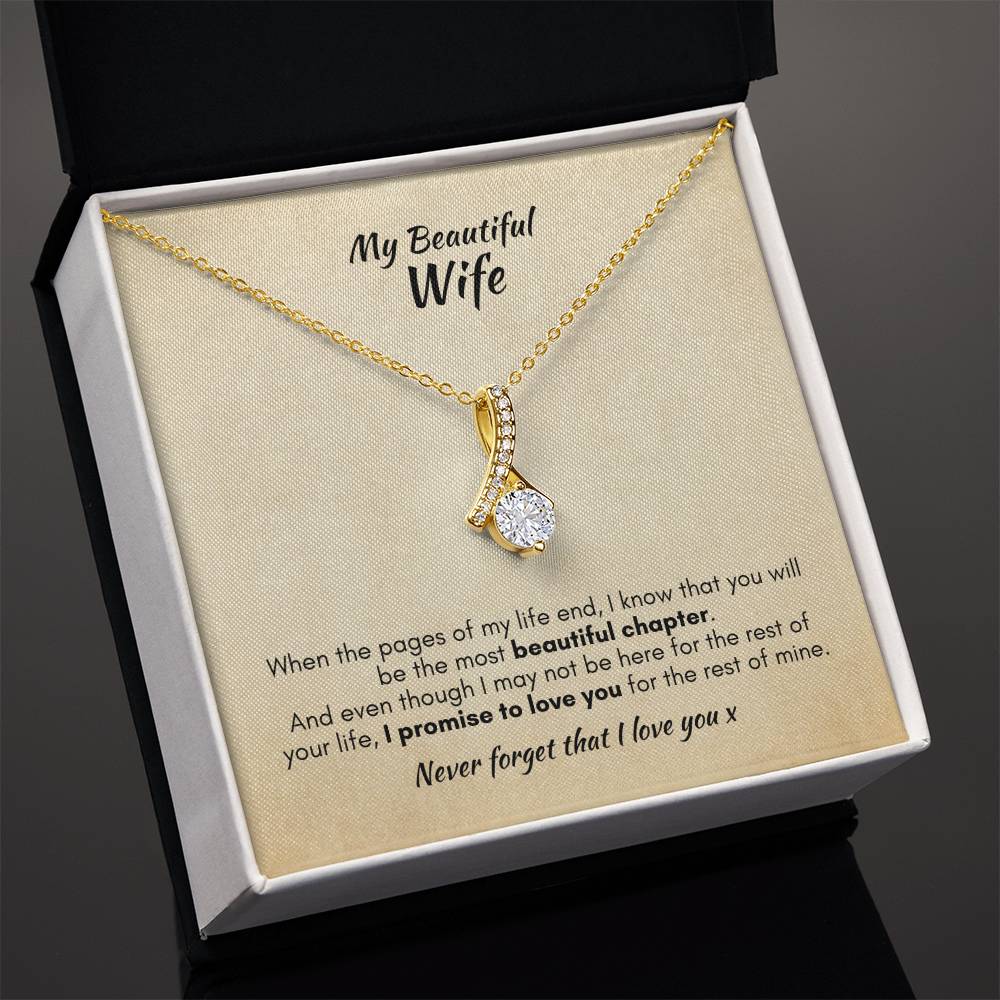 Gift For Wife - Most Beautiful Chapter - Alluring Beauty Necklace