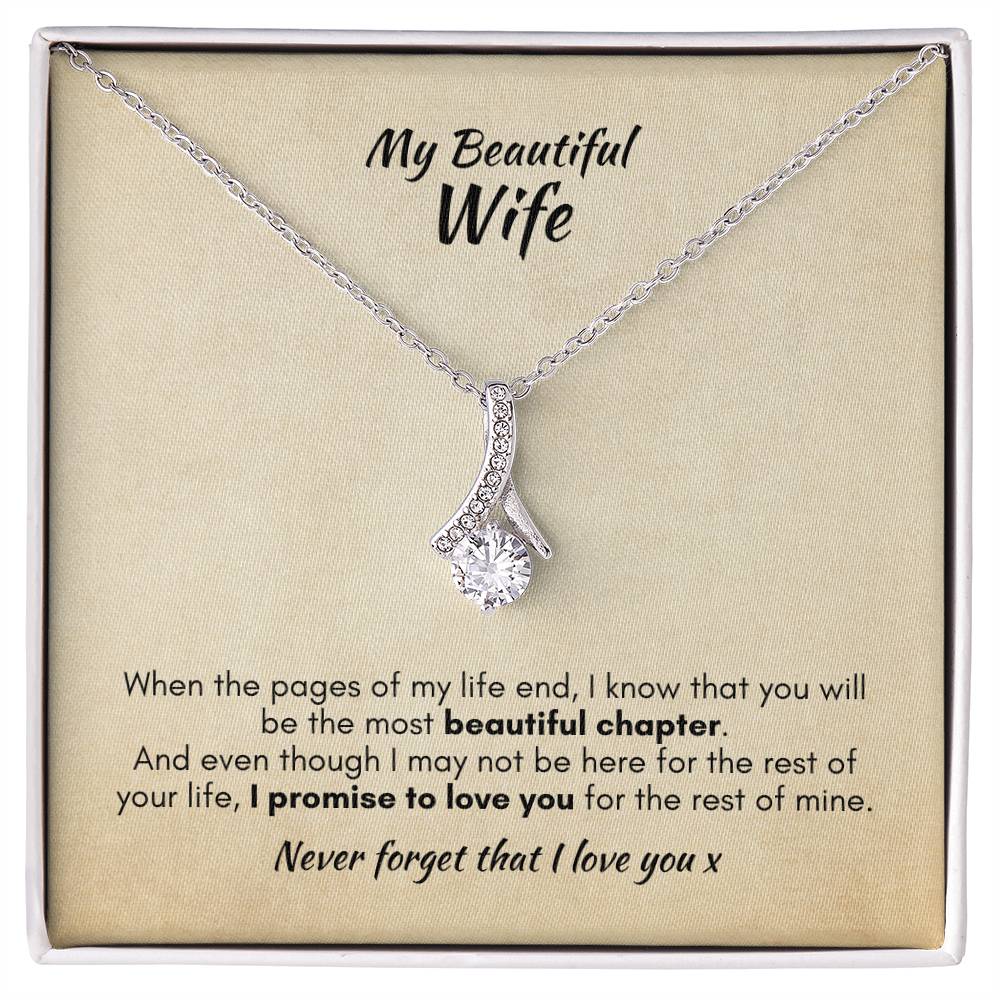 Gift For Wife - Most Beautiful Chapter - Alluring Beauty Necklace