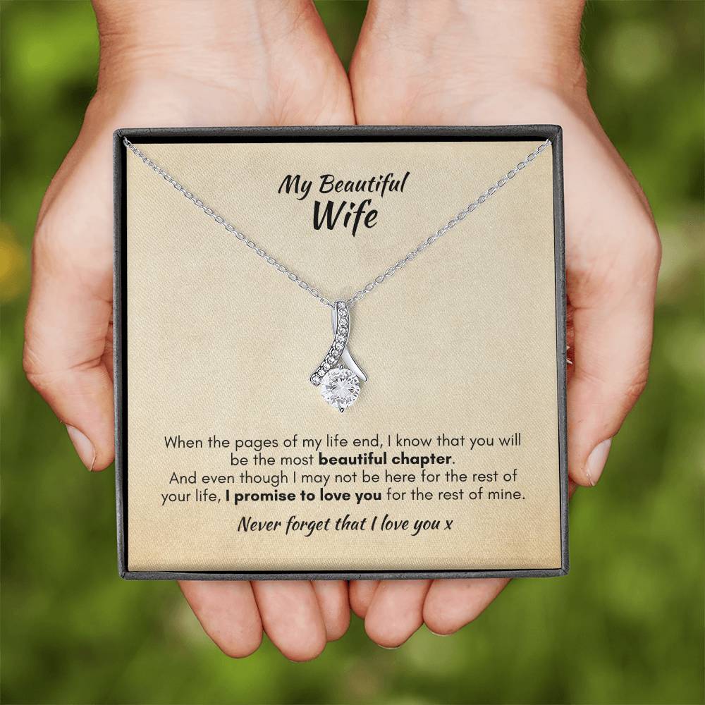 Gift For Wife - Most Beautiful Chapter - Alluring Beauty Necklace