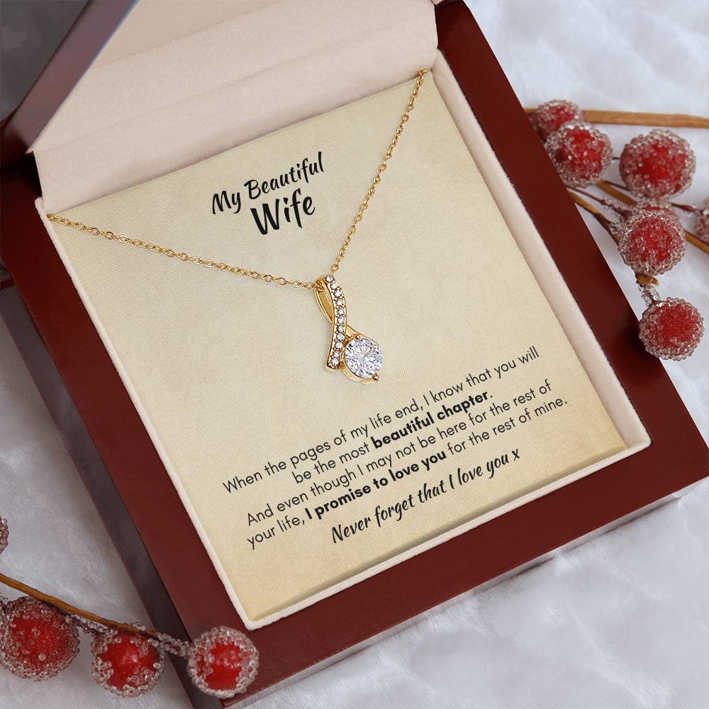 Gift For Wife - Most Beautiful Chapter - Alluring Beauty Necklace