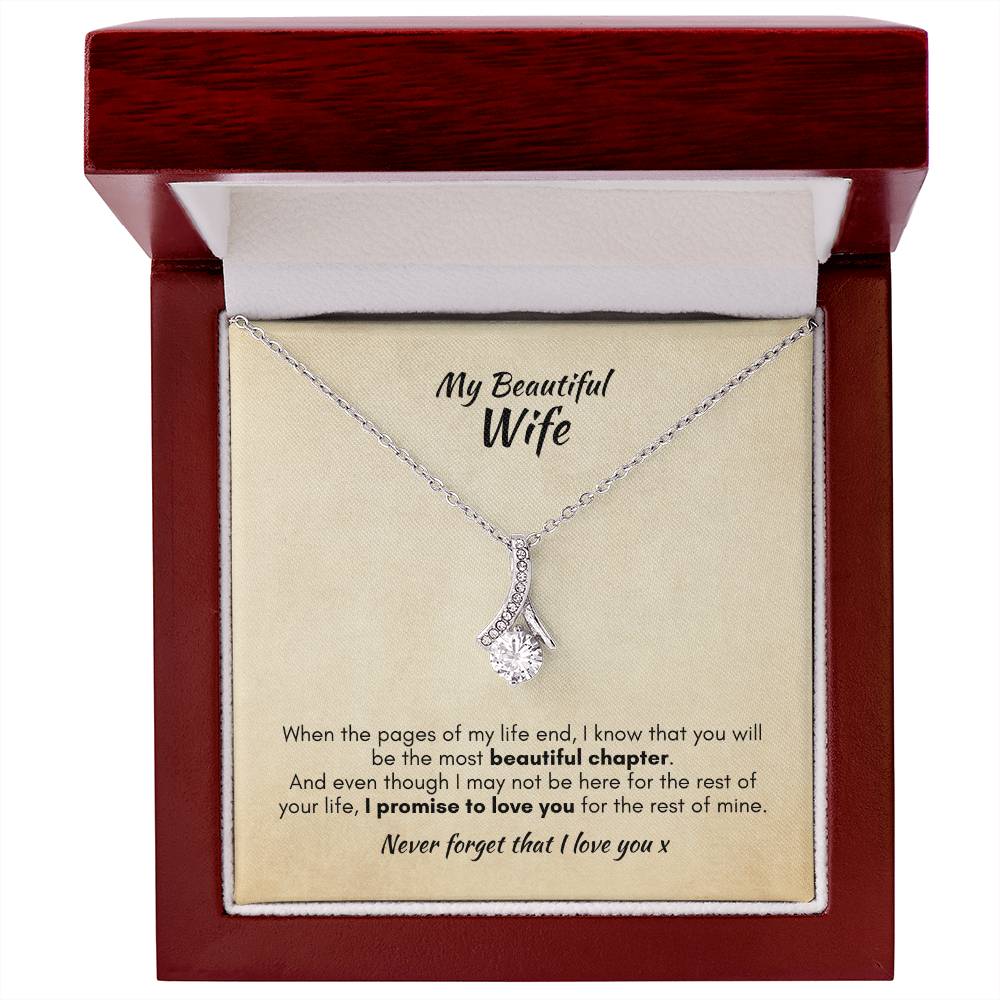 Gift For Wife - Most Beautiful Chapter - Alluring Beauty Necklace