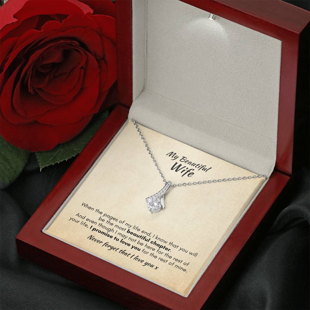 Gift For Wife - Most Beautiful Chapter - Alluring Beauty Necklace