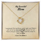 Gift For Mom - I Squeezed This Necklace - Love Knot Necklace