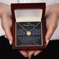 Gift for Wife - Single Wish My Forever - Love Knot Necklace