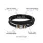 Gift For Son - Learn To Dance In The Rain Love You Forever Bracelet
