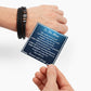To The Man - Every Week, Every Day, Every Moment - Men's Love You Forever Vegan Leather Bracelet