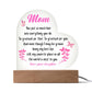 Gift For Mom Acrylic Plaque Favorite Place Butterflies Pink From Daughter