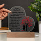 Gift For Soulmate - Missing Piece Last Everything Heart Acrylic Plaque
