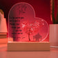 Gift For Mom Acrylic Plaque Entire World Heart Tree from Son