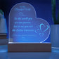 For Wife - Entire Universe Engraved Acrylic Plaque LED