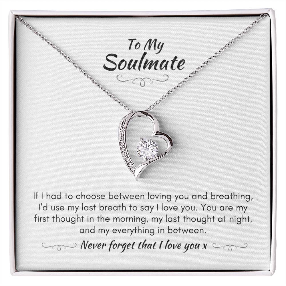 Gift For Soulmate - You Are My First Thought - Forever Love Necklace