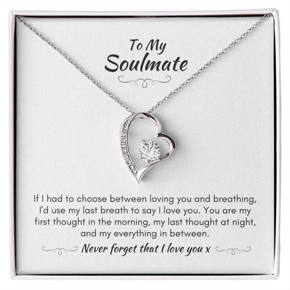 Gift For Soulmate - You Are My First Thought - Forever Love Necklace