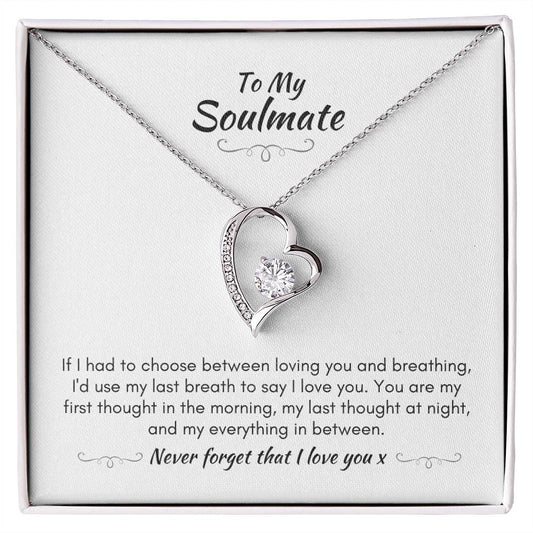 Gift For Soulmate - You Are My First Thought - Forever Love Necklace