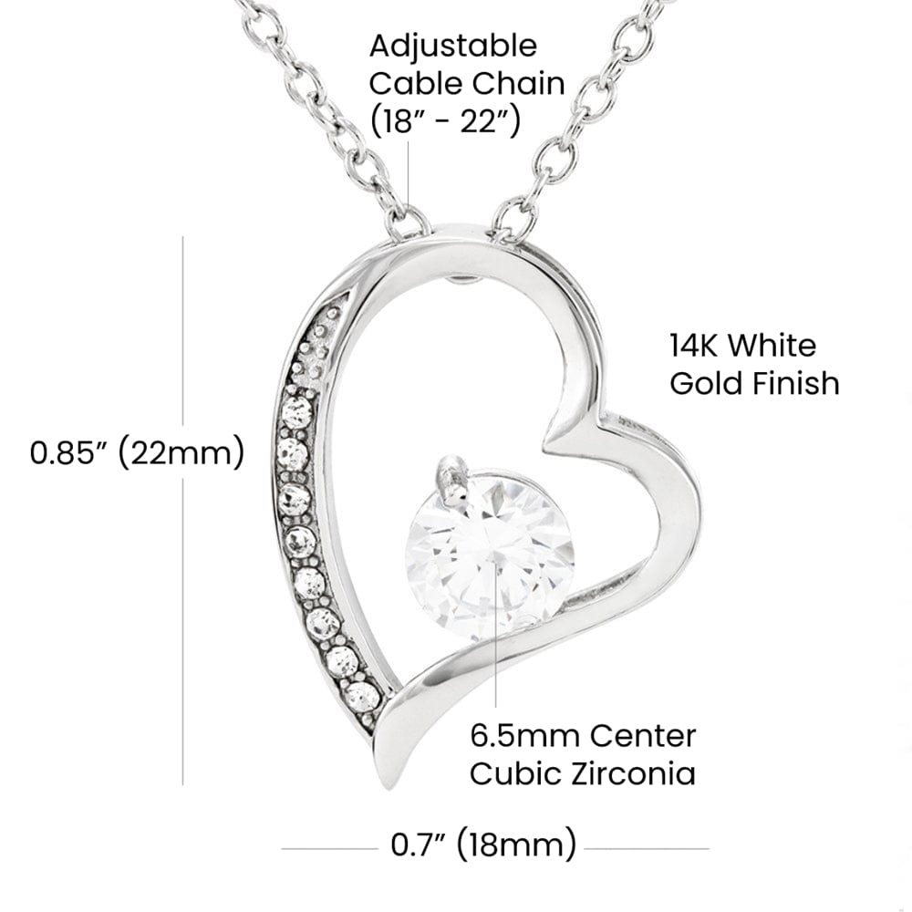 Gift For Wife - The Entire Universe Forever Love Necklace Personalised Salutation