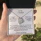 Gift For [Personalize] - Find You Sooner Forever Love Necklace