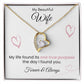 For Wife - One True Purpose Pink Heart Forever Love Necklace