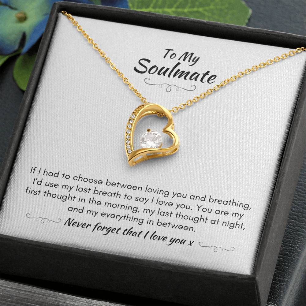 Gift For Soulmate - You Are My First Thought - Forever Love Necklace